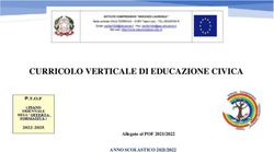 CURRICOLO VERTICALE DI EDUCAZIONE CIVICA - ANNO SCOLASTICO 2021/2022 Allegato al POF 2021/2022
