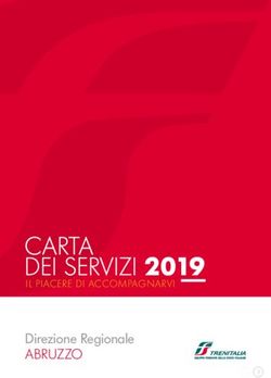 CARTA DEI SERVIZI 2019 - Direzione Regionale ABRUZZO - Trenitalia