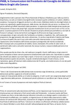 PNRR, le Comunicazioni del Presidente del Consiglio dei Ministri Mario Draghi alla Camera