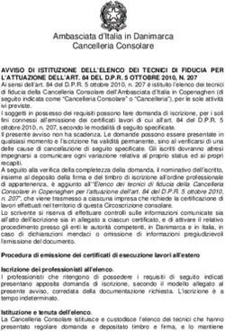 Ambasciata d'Italia in Danimarca Cancelleria Consolare