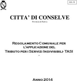 CITTA' DI CONSELVE Regolamento Comunale per l'applicazione del Tributo per i Servizi Indivisibili- TASI Anno 2014