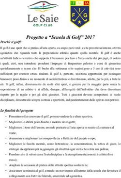 Progetto a "Scuola di Golf" 2017 - dantect.it