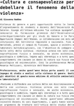 Cultura e consapevolezza per debellare il fenomeno della violenza