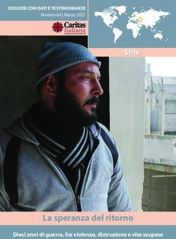 La speranza del ritorno - Siria - Dieci anni di guerra, fra violenze, distruzione e vite sospese - Caritas Italiana