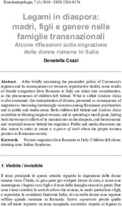 Legami in diaspora: madri, figli e genere nelle famiglie transnazionali - Le riviste CLUEB