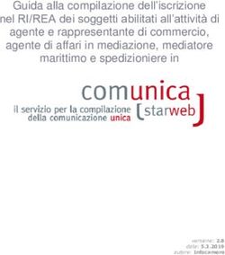Guida alla compilazione dell'iscrizione nel RI/REA dei soggetti abilitati all'attività di agente e rappresentante di commercio, agente di affari ...