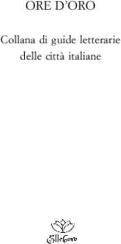 ORE D'ORO Collana di guide letterarie delle citt&agrave; italiane - Elleboro Editore