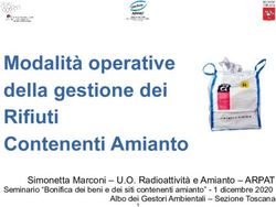 Modalit&agrave; operative della gestione dei Rifiuti Contenenti Amianto - Simonetta Marconi - U.O. Radioattivit&agrave; e Amianto - ARPAT