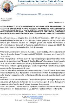 AVVISO PUBBLICO PER L'ASSEGNAZIONE DI INCARICHI LIBERI PROFESSIONALI DI CARATTERE OCCASIONALE PER N 3 PSICOLOGI DA IMPIEGARE PER IL SERVIZIO DI ...