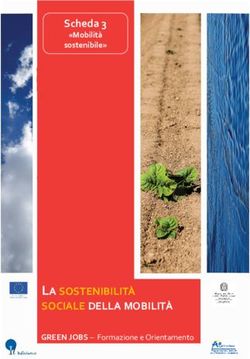 LA SOSTENIBILIT&Agrave; SOCIALE DELLA MOBILIT&Agrave; - Scheda 3 "Mobilit&agrave; sostenibile" - CLICLAVORO