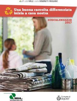 Una buona raccolta diff erenziata inizia a casa nostra - 2017 ECOCALENDARIO
