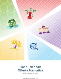 Piano Triennale Offerta Formativa - MINERVA BENEDETTINI Triennio 2019/20-2021/22 - Cittadini in Comune