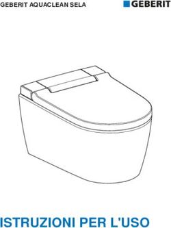 ISTRUZIONI PER L'USO - GEBERIT AQUACLEAN SELA - Fastly