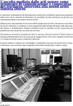 Del territorio: Intervista alla sound artist Daniela Diurisi - Smart Marketing