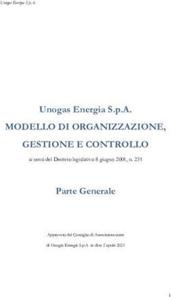 MODELLO DI ORGANIZZAZIONE, GESTIONE E CONTROLLO - Unogas Energia S.p.A. Parte Generale ai sensi del Decreto legislativo 8 giugno 2001, n. 231
