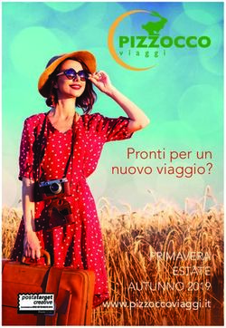Pronti per un nuovo viaggio? - PRIMAVERA ESTATE AUTUNNO 2019 www.pizzoccoviaggi.it