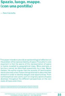 Spazio, luogo, mappe. (con una postilla)