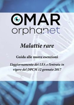 Malattie rare Guida alle nuove esenzioni - L'aggiornamento dei LEA e l'entrata in - Superando.it