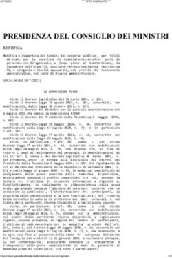 PRESIDENZA DEL CONSIGLIO DEI MINISTRI - RETTIFICA