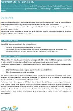 SINDROME DI SJOGREN - Atmar