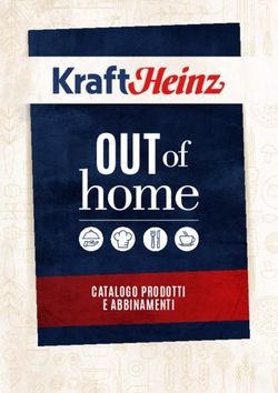 CATALOGO PRODOTTI E ABBINAMENTI - Fast Food Solutions