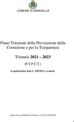 Piano Triennale della Prevenzione della Corruzione e per la Trasparenza Triennio 2021 2023 - (P.T.P.C.T.)