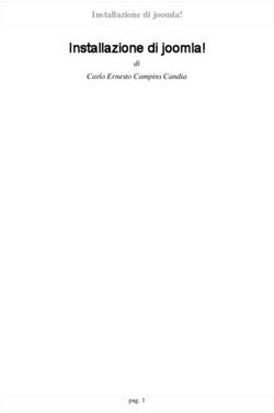 Installazione di joomla! - Installazione di joomla! di Carlo Ernesto Campins Candia