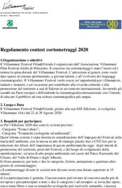 Regolamento contest cortometraggi 2020 - Villammare Film ...