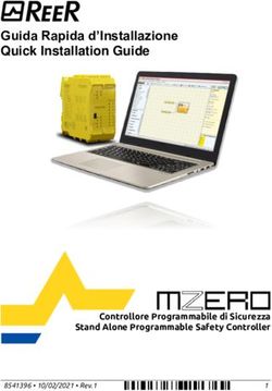 Guida Rapida d'Installazione Quick Installation Guide - Controllore Programmabile di Sicurezza Stand Alone Programmable Safety Controller - ReeR ...
