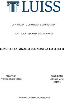 LUXURY TAX: ANALISI ECONOMICA ED EFFETTI