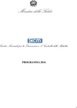 Ministero della Salute - Centro Nazionale per la Prevenzione e il Controllo delle Malattie - Network