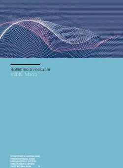 Bollettino trimestrale 1 / 2018 Marzo - Swiss National Bank