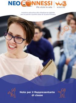 Note per il Rappresentante di classe - Iniziativa educativa alla cittadinanza digitale per le quarte e quinte classi di Scuola Primaria - Neoconnessi