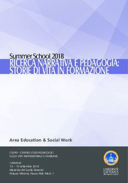 RICERCA NARRATIVA E PEDAGOGIA: STORIE DI VITA IN FORMAZIONE - asihvif