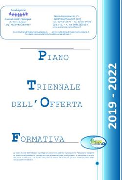 PIANO TRIENNALE DELL'OFFERTA - Scuola ...
