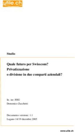 Quale futuro per Swisscom? Privatizzazione o divisione in due comparti aziendali? - Studio