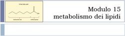Modulo 15 metabolismo dei lipidi - Moodle@Units