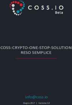 COSS: CRYPTO ONE STOP SOLUTION RESO SEMPLICE - Giugno 2017 | Versione 3.0 - Alex Freelancer
