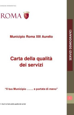 Carta della qualit&agrave; dei servizi - Municipio Roma XIII Aurelio - "Il tuo Municipio . a portata di mano" - Roma Capitale