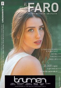 25.000 copie ogni mese - www.ilfaromensile.it - il Faro