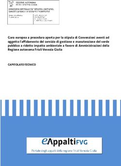 Gara europea a procedura aperta per la stipula di Convenzioni aventi ad oggetto l'affidamento del servizio di gestione e manutenzione del verde ...