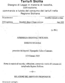 Tartufi Sicilia Disegno di Legge in materia di raccolta, coltivazione, commercio e tutela del consumo dei tartufi nella Regione Siciliana ...