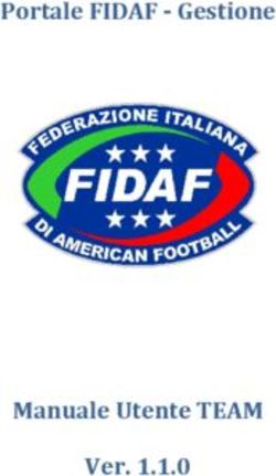 Portale FIDAF - Gestione - Manuale Utente TEAM Ver. 1.1.0