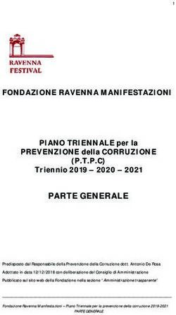 PARTE GENERALE - FONDAZIONE RAVENNA MANIFESTAZIONI - Ravenna Festival