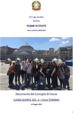 ESAME DI STATO - Documento del Consiglio di Classe CLASSE QUINTA SEZ. E - Corso TURISMO - Avellino
