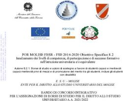 POR MOLISE FESR - FSE 2014-2020 Obiettivo Specifico 8.2 - Molise in Europa