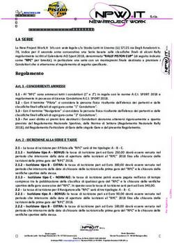 LA SERIE - Rally Piston Cup