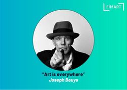 "Art is everywhere" Joseph Beuys - Invest in Trentino