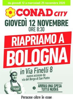 RIAPRIAMO A GIOVED&Igrave; 12 NOVEMBRE - in Via Finelli 8 - Conad