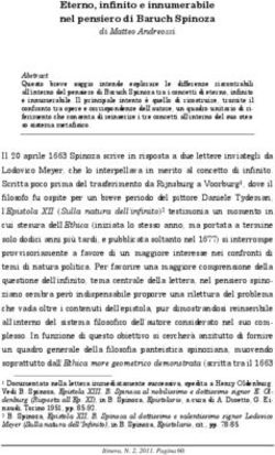 Eterno, infinito e innumerabile nel pensiero di Baruch Spinoza